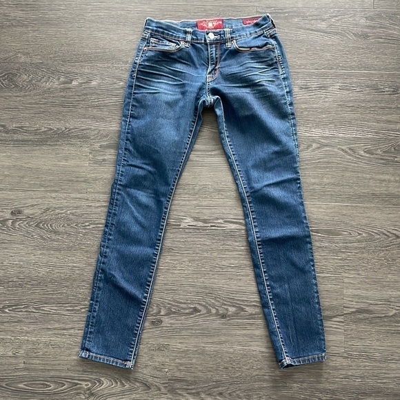 Sz2 Lucky Brand Sophia Skinny Ankle in a medium blue wash VVGUC - Picture 4 of 9